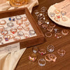 Wholesale Women's Copper Butterfly And Bow Open Ring With Electroplating Processing