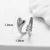 Wholesale Women's Copper Butterfly Cartilage Ear Clip Microinlaid Zircon Geometric Electroplated