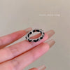 Wholesale Women's Copper Butterfly Opening Ring With Zircon Electroplated Light Luxury Niche Trendy Hand Jewelry