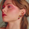 Wholesale Women's Copper Chili Pepper Cartoon Style Electroplated Earrings