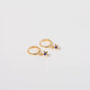 Wholesale Women's Copper Diamond Treatment Star Earrings With Five Pointed Star Design