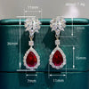 Wholesale Women's Copper Drop Shape Flower Leaf Earrings