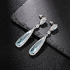 Wholesale Women's Copper Drop Shape Middle Ancient Style Natural Earrings