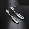 Wholesale Women's Copper Drop Shape Middle Ancient Style Natural Earrings