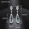 Wholesale Women's Copper Drop Shape Middle Ancient Style Natural Earrings