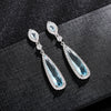 Wholesale Women's Copper Drop Shape Middle Ancient Style Natural Earrings