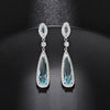 Wholesale Women's Copper Drop Shape Middle Ancient Style Natural Earrings