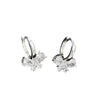 Wholesale Women's Copper Earrings With Inlaid Zirconia Sweet Animal Geometric Design