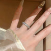 Wholesale Women's Copper Electroplated Gold Inlaid With Zircon Heart Geometric Animal Zodiac Shape Ring Jewelry