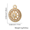 Wholesale Women's Copper Fashion Geometric Star Snowflake Pendant Necklace With Electroplating