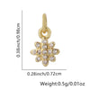 Wholesale Women's Copper Fashion Geometric Star Snowflake Pendant Necklace With Electroplating