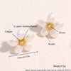 Wholesale Women's Copper Flower Pearl Inlaid Earrings With Constellation Doll Crown Heart Fruit And More Patterns In Small And Fresh Style