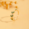 Wholesale Women's Copper Flower Ring With Electroplating Treatment
