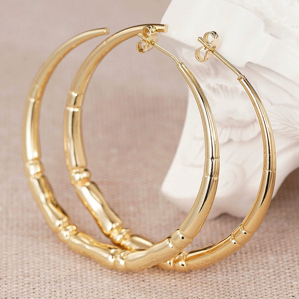 Wholesale Women's Copper Geometric And Heart Shape Jewelry Set Electroplated Earrings