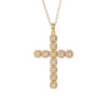 Wholesale Women's Copper Geometric Cross Mixed Gemstone Inlay O Chain Necklace With Electroplating