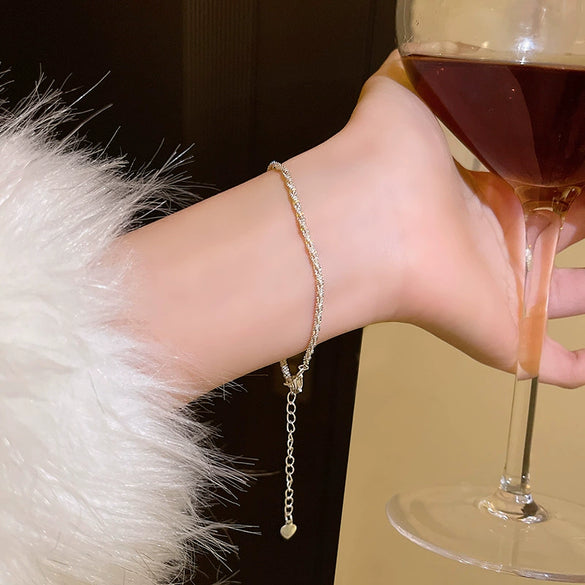 Wholesale Women's Copper Geometric Electroplated Bracelet