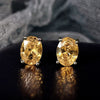 Wholesale Women's Copper Geometric Elegant Zirconia Earrings