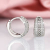 Wholesale Women's Copper Geometric Hollow Out Earrings Set With Zirconia Retro Design