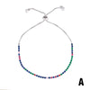 Wholesale Women's Copper Geometric Inlaid Zircon Bracelet