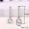 Wholesale Women's Copper Geometric Light Luxury Style Earrings