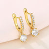 Wholesale Women's Copper Geometric Light Luxury Style Earrings