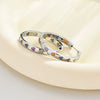 Wholesale Women's Copper Geometric Light Luxury Style Inlaid Zircon Earrings