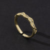 Wholesale Women's Copper Geometric Open Ring With Electroplating Light Luxury Niche Fashion Design Retro Style