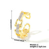 Wholesale Women's Copper Geometric Opening Ring With Diamond Zirconium Electroplated And Constellation Doll Crown Etc Patterns