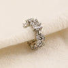 Wholesale Women's Copper Geometric Retro Exquisite Zircon Ear Clip Electroplated Earrings