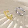 Wholesale Women's Copper Geometric Ring With Electroplating And Versatile Design