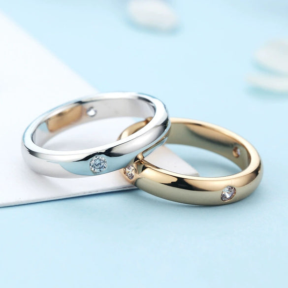Wholesale Women's Copper Geometric Ring With Electroplating Process