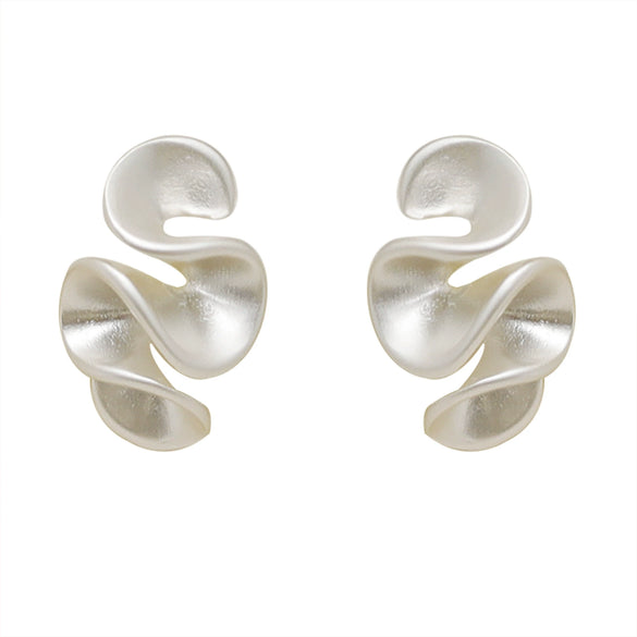 Wholesale Women's Copper Geometric Silicone Ear Clip Earrings With Electroplating And Minimalist Design