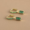 Wholesale Women's Copper Geometric Style Earrings With Electroplating Treatment