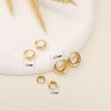 Wholesale Women's Copper Geometric Threepiece Set Earrings With Electroplating Processing