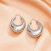 Wholesale Women's Copper Geometric U Shaped Inverted Triangle Exaggerated Earrings Electroplated Internet Celebrity Style Jewelry