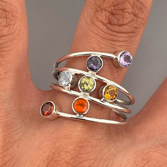 Wholesale Women's Copper Geometric Zirconia Fashion Ring