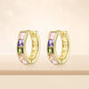 Wholesale Women's Copper Geometric Zirconia Jewelry Earrings