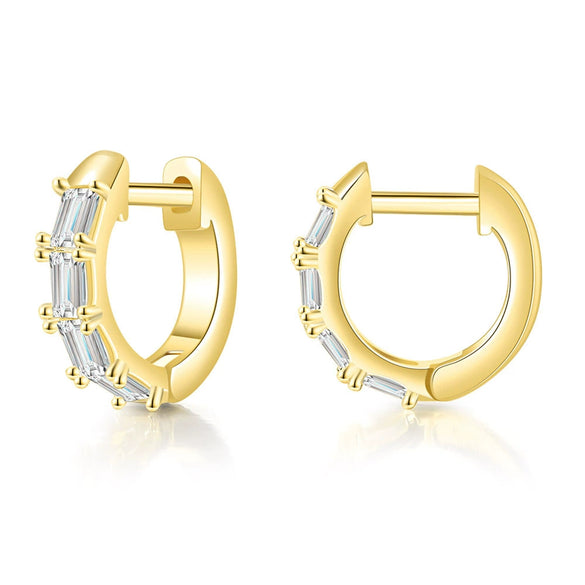 Wholesale Women's Copper Goldplated Geometric Alloy Inlaid Artificial And Semiprecious Stones Earrings