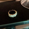 Wholesale Women's Copper Goldplated Geometric Opening Ring Jewelry