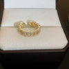 Wholesale Women's Copper Goldplated Geometric Opening Ring Jewelry