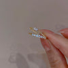 Wholesale Women's Copper Goldplated Geometric Opening Ring Jewelry