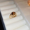 Wholesale Women's Copper Goldplated Geometric Opening Ring Jewelry
