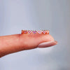 Wholesale Women's Copper Heart Shape Geometric Ring With Inlaid Zirconia