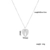 Wholesale Women's Copper Heart Shaped And Bow Patterned Necklace With Mixed Gem Inlay And O Chain