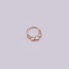 Wholesale Women's Copper Inlaid Zircon Geometric Nose Ring For Body Puncture Jewelry