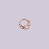 Wholesale Women's Copper Inlaid Zircon Geometric Nose Ring For Body Puncture Jewelry