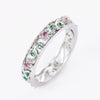 Wholesale Women's Copper Jewelry With Flower Style And Zirconia Design