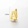 Wholesale Women's Copper Letter Cartilage Earrings Electroplated