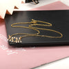 Wholesale Women's Copper Letter Necklace Jewelry