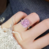 Wholesale Women's Copper Light Luxury Geometric Ring Necklace Set With Zircon Design
